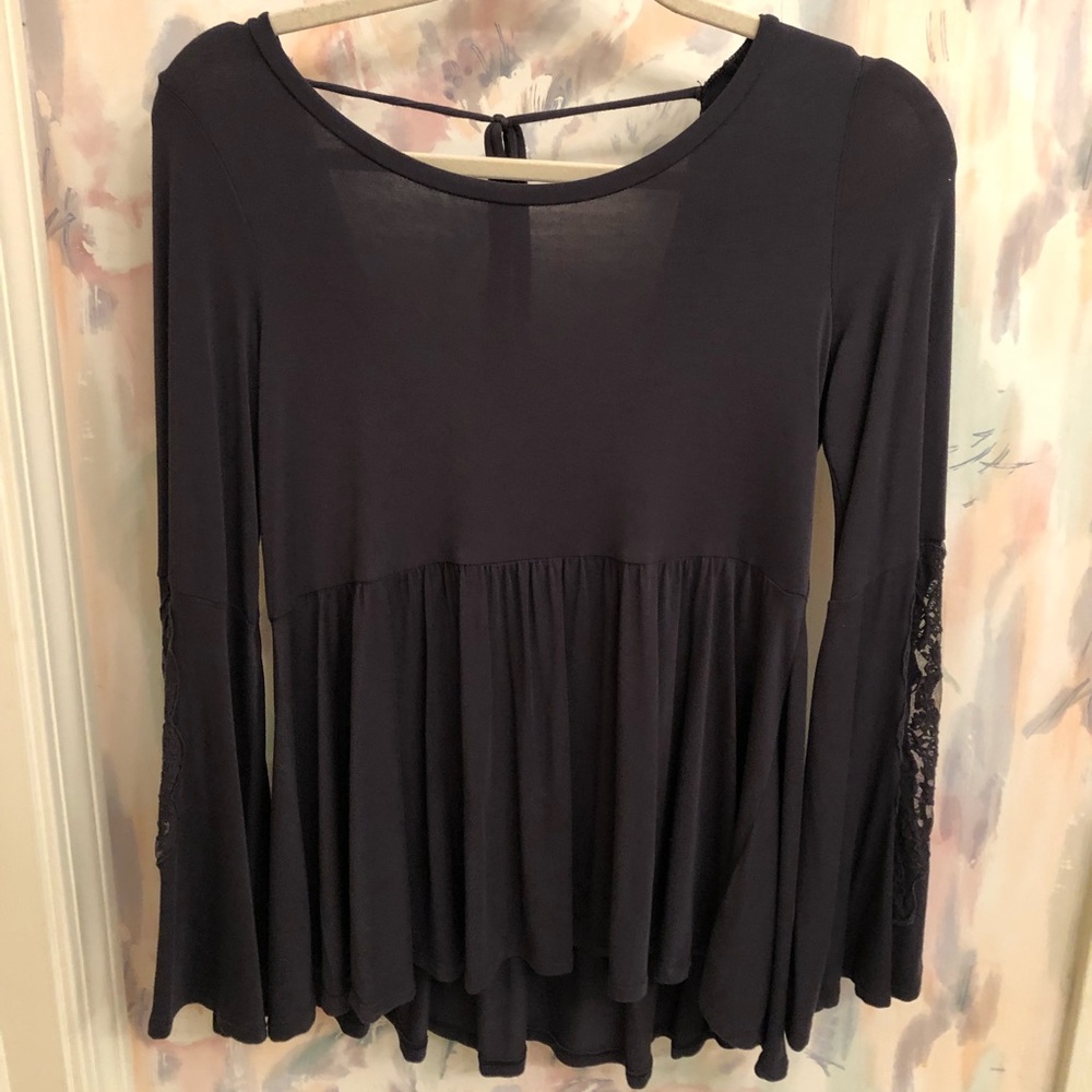American eagle, dark grey, blouse